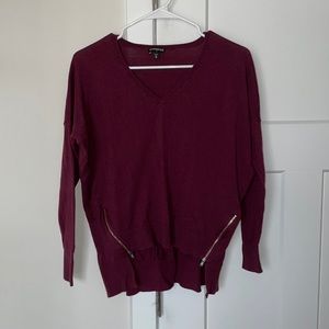 Express zipper sweater